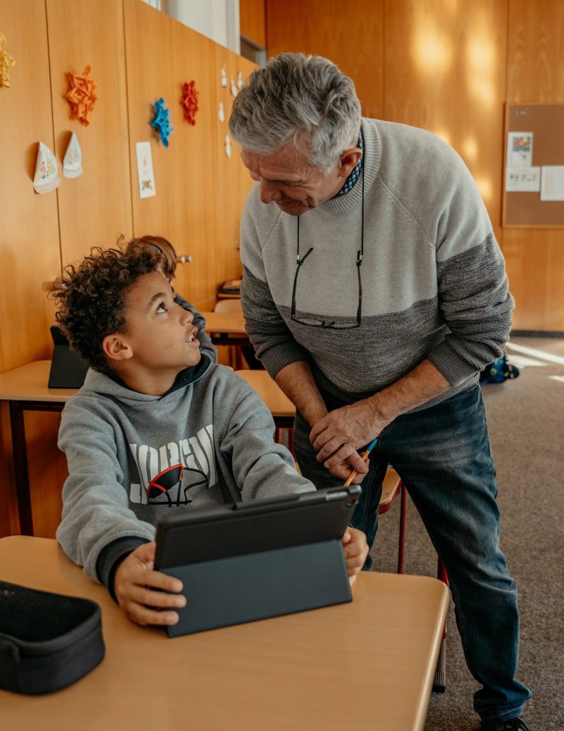 Digitales Lernen mit Tablets im Unterricht, Schulen des Schulwerks Augsburg
